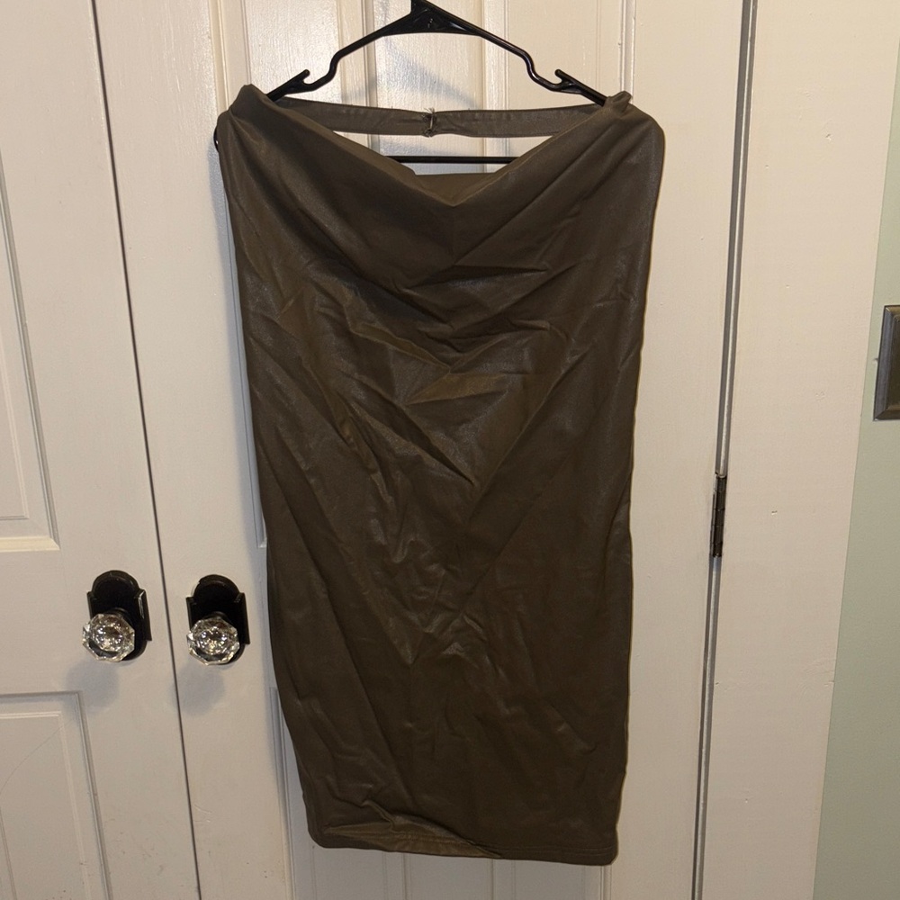 Forever 21 Olive Backless Dress